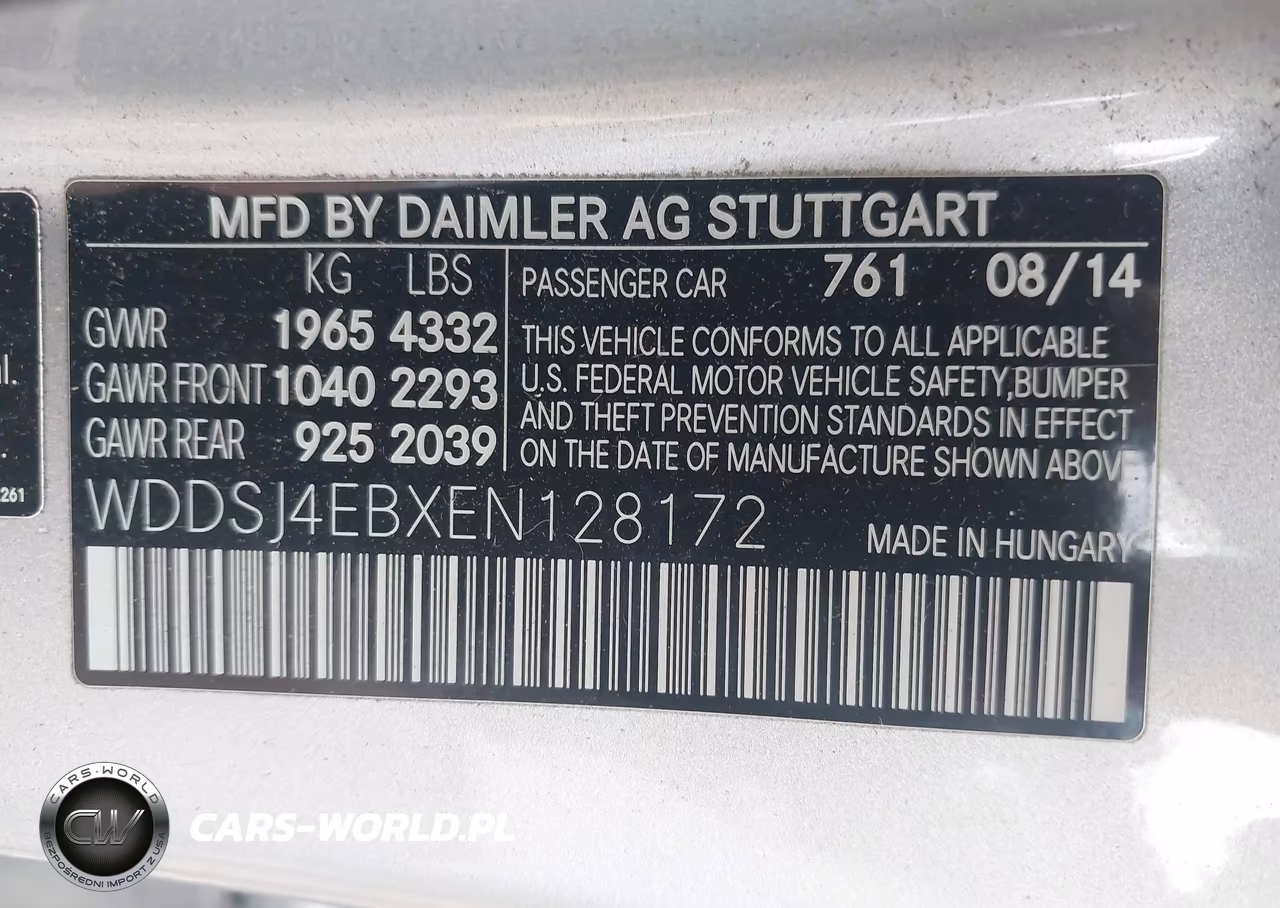 2014 Mercedes-Benz Cla 250 VIN:WDDSJ4EBXEN128172 - 9