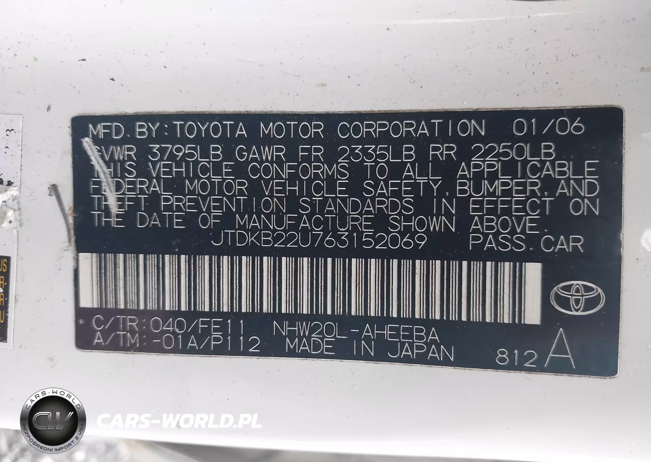 2006 Toyota Prius VIN:JTDKB22U763152069 - 9
