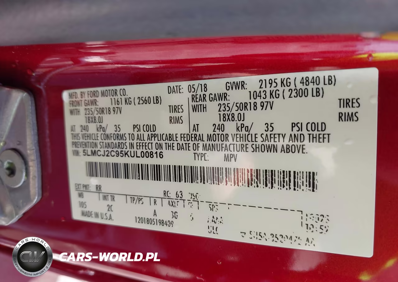 2019 Lincoln Mkc Select VIN:5LMCJ2C95KUL00816 - 9