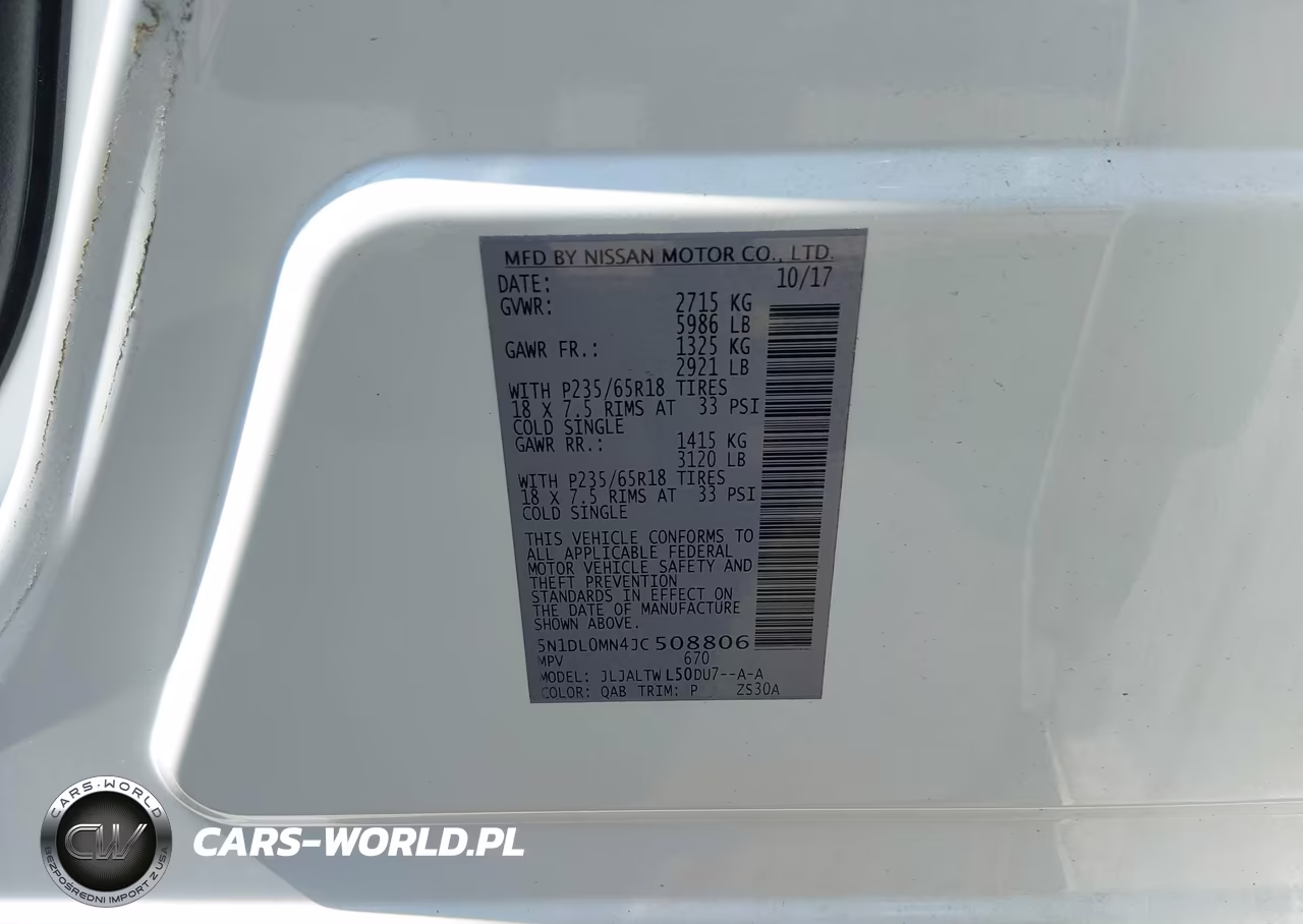 2018 Infiniti Qx60 VIN:5N1DL0MN4JC508806 - 9