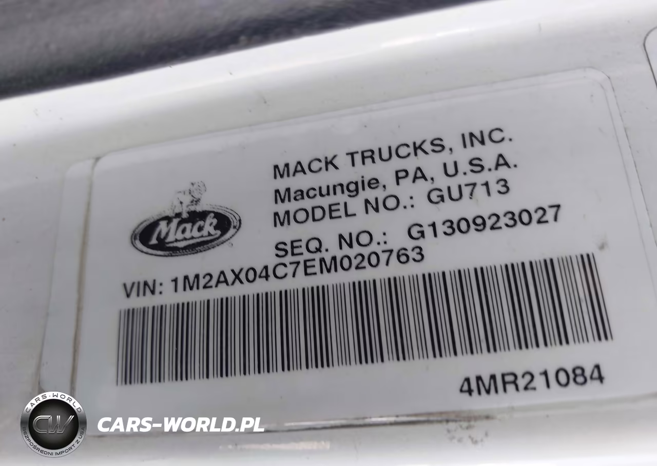 2014 Mack 700 Gu700 VIN:1M2AX04C7EM020763 - 8
