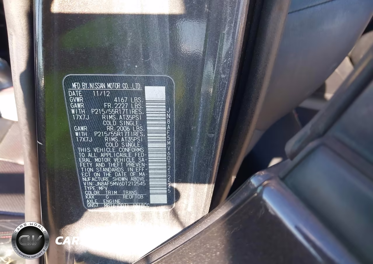 2013 Nissan Juke Sl VIN:JN8AF5MV6DT212545 - 9