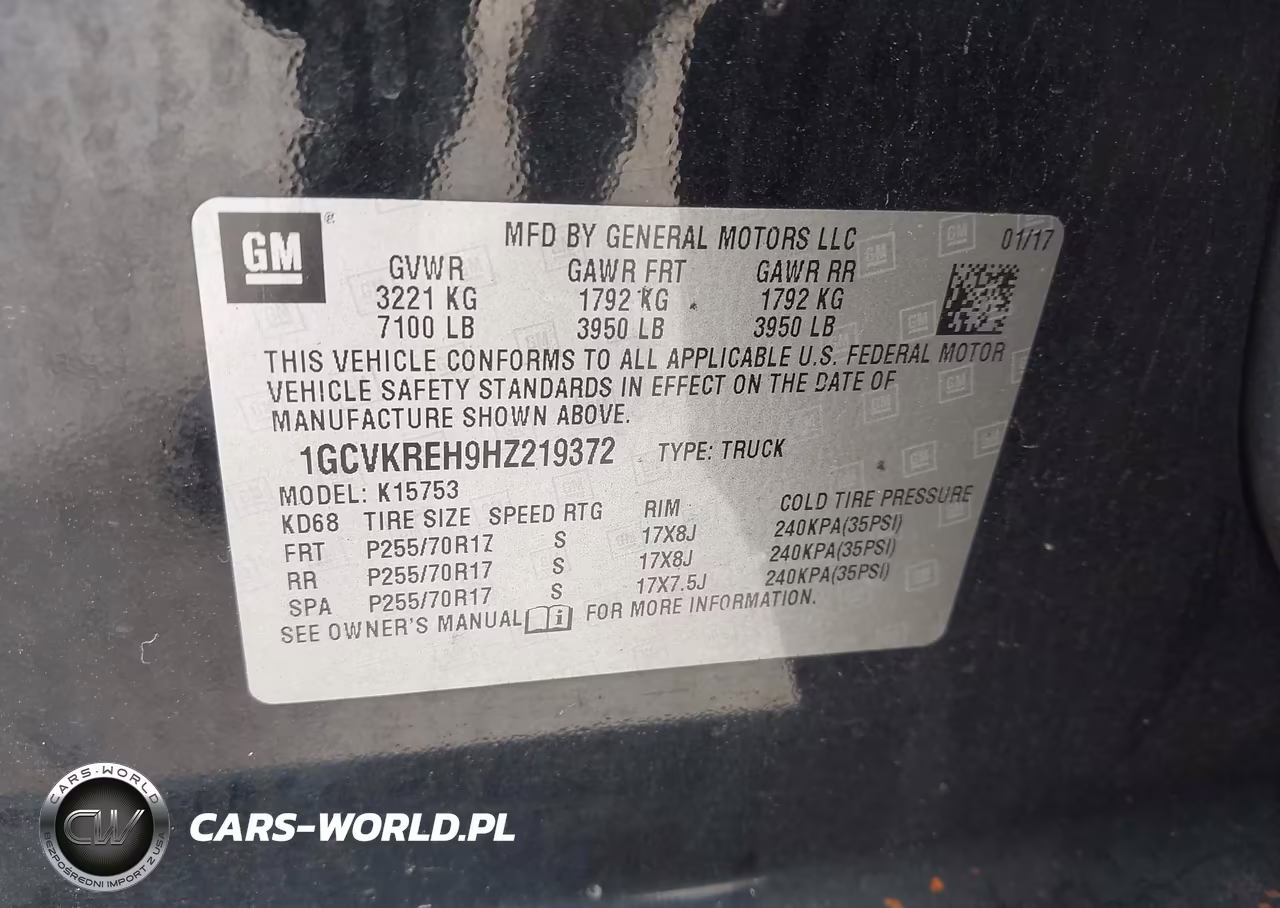2017 Chevrolet Silverado 1500 Lt VIN:1GCVKREH9HZ219372 - 9