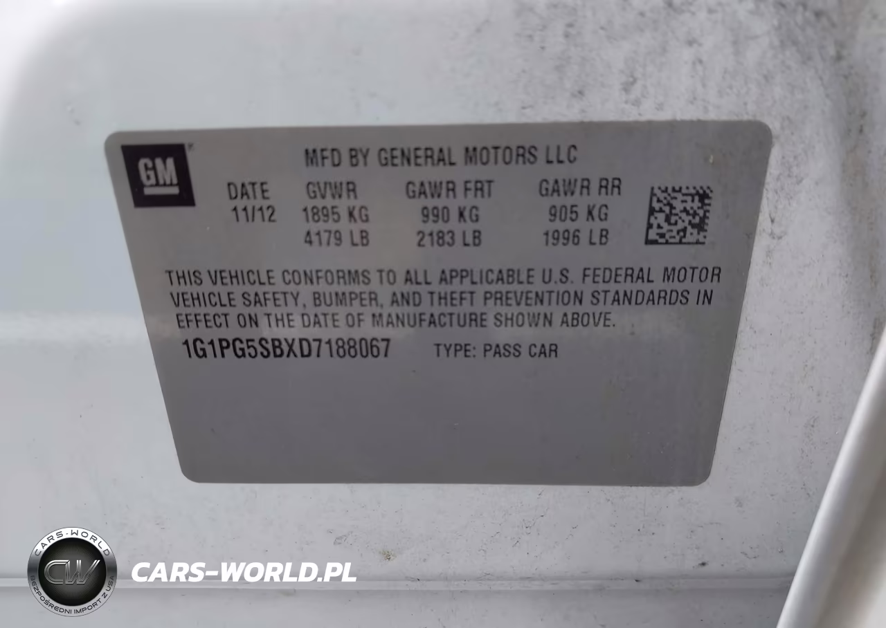 2013 Chevrolet Cruze Ltz VIN:1G1PG5SBXD7188067 - 9
