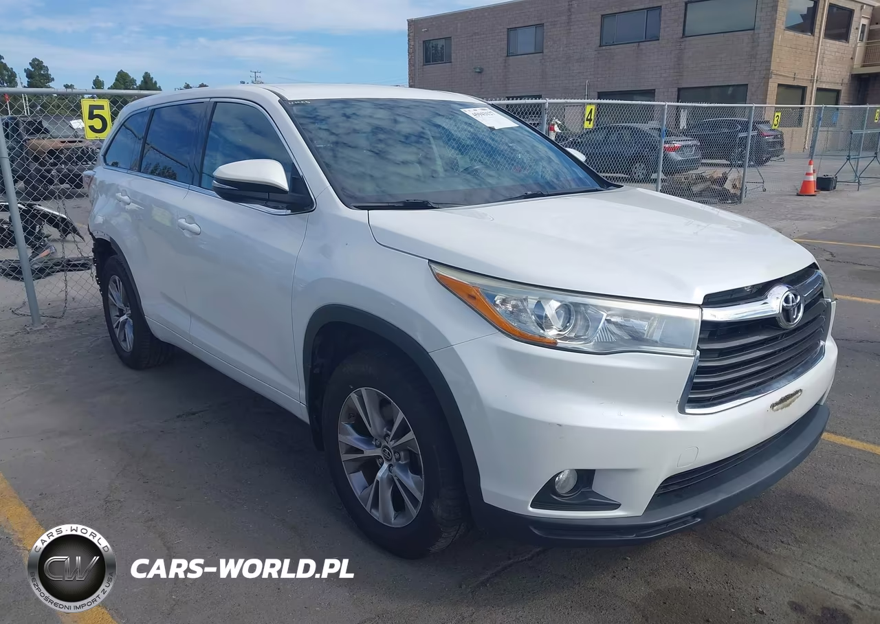 2016 Toyota Highlander Le Plus V6 VIN:5TDBKRFH5GS304467 - 1