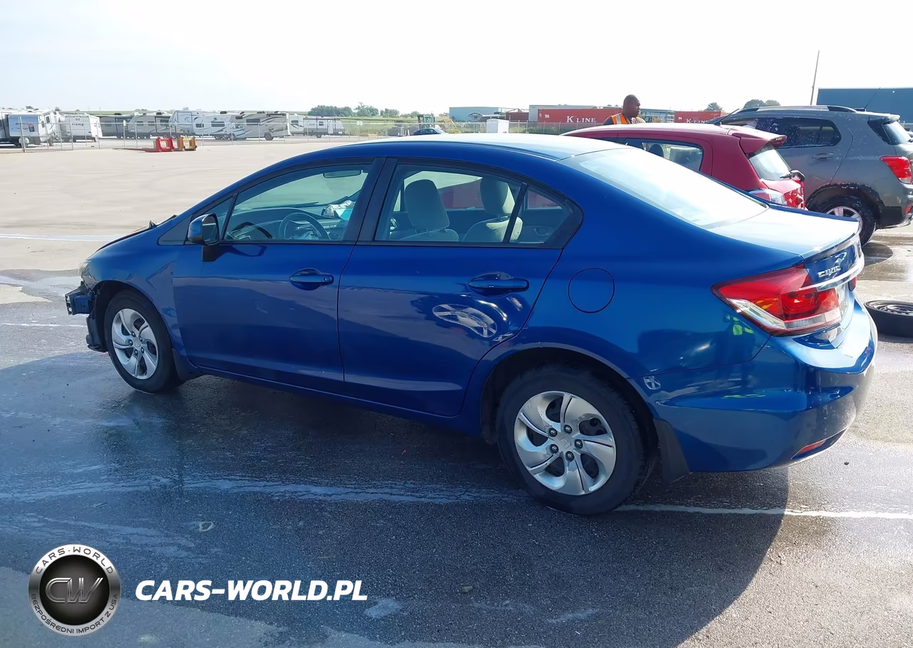 2013 Honda Civic Lx VIN:19XFB2F57DE050135 - 15