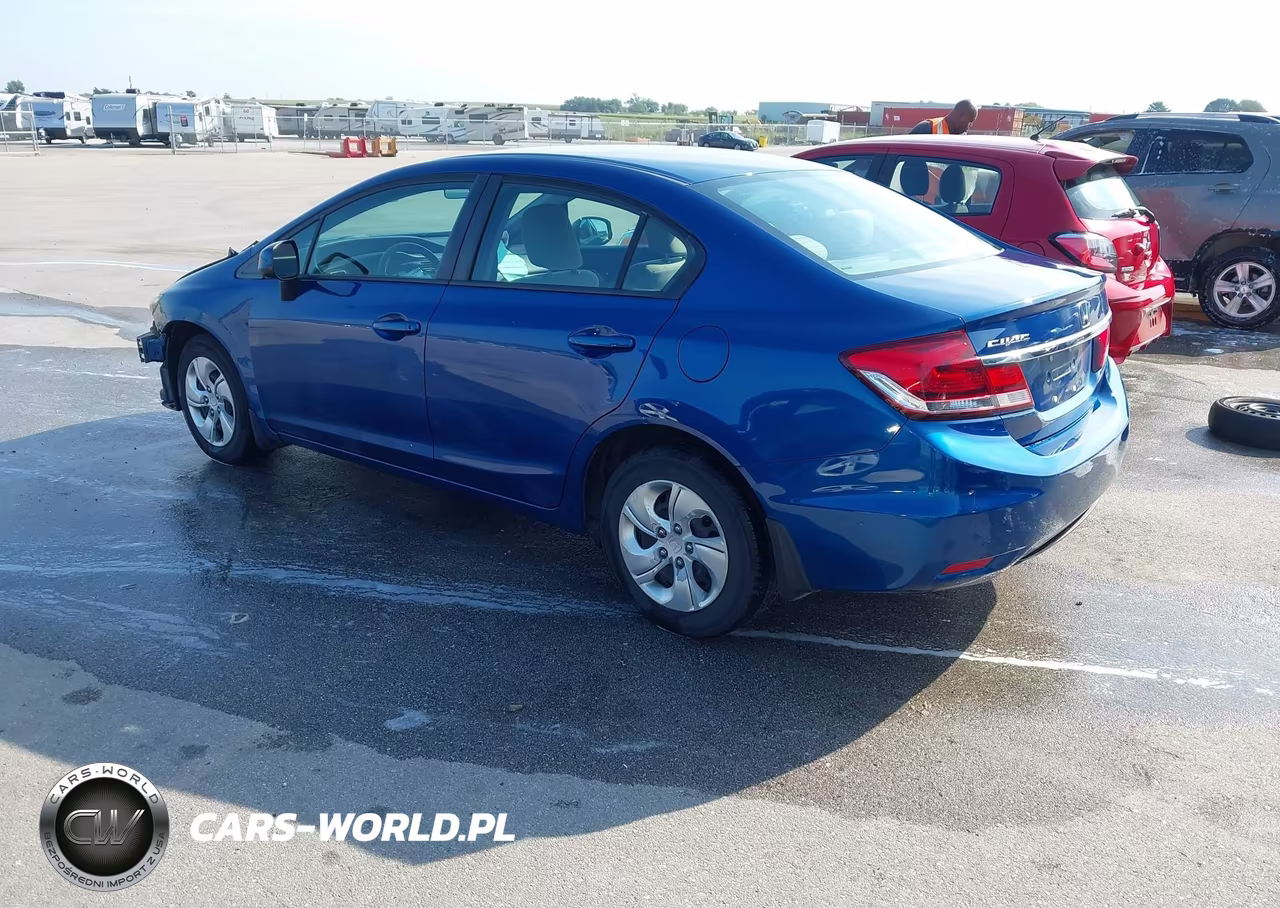 2013 Honda Civic Lx VIN:19XFB2F57DE050135 - 3