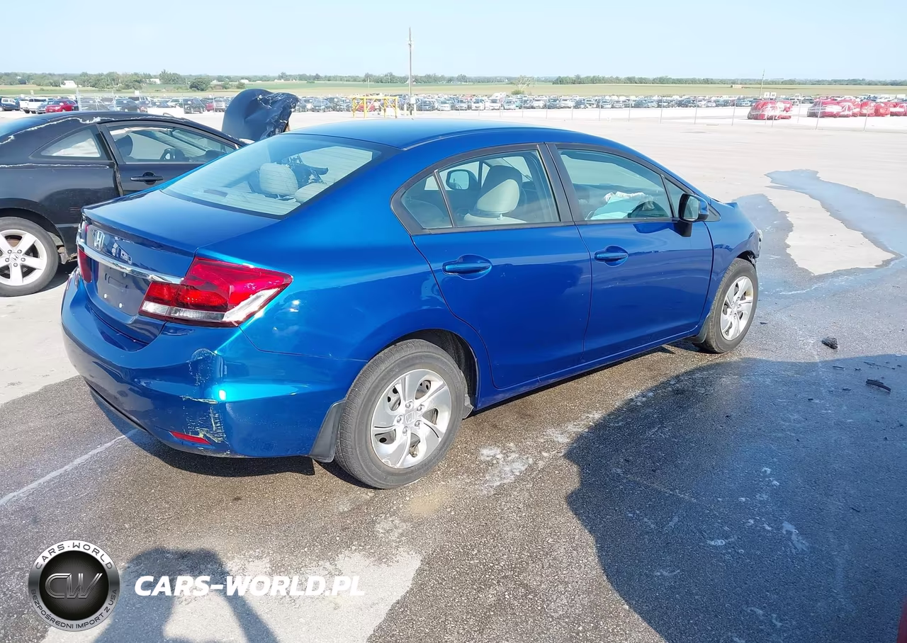 2013 Honda Civic Lx VIN:19XFB2F57DE050135 - 4