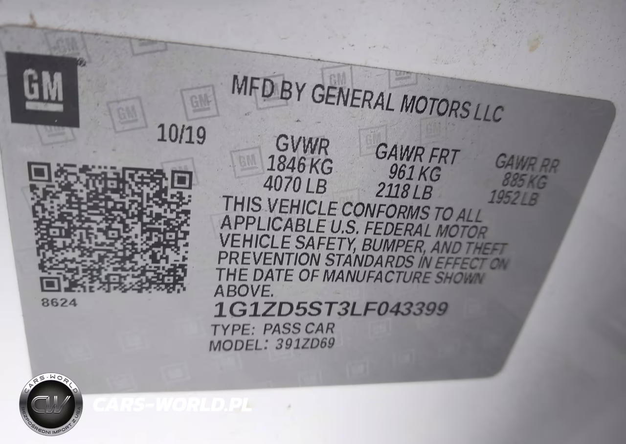2020 Chevrolet Malibu Fwd Lt VIN:1G1ZD5ST3LF043399 - 9