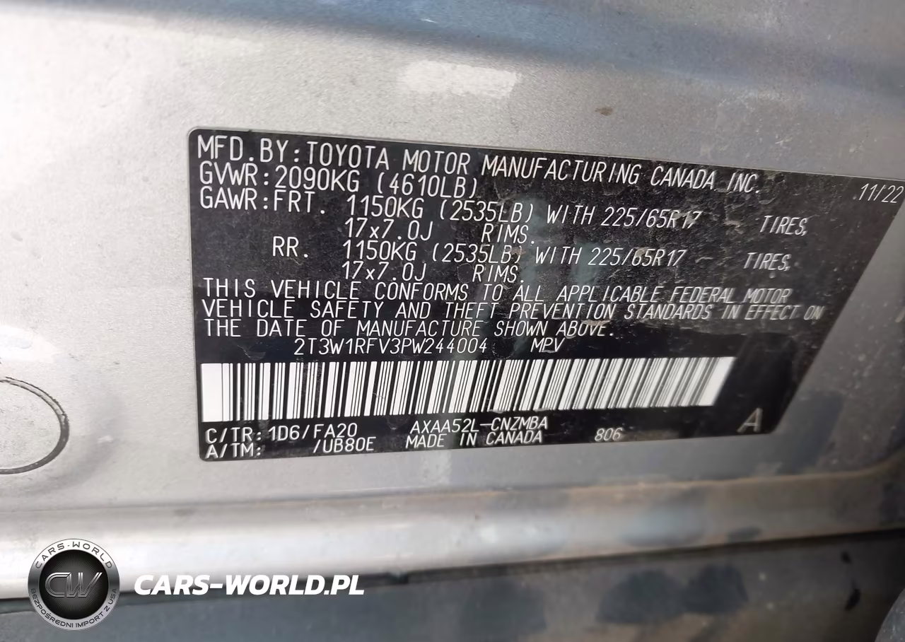 2023 Toyota Rav4 Xle VIN:2T3W1RFV3PW244004 - 9