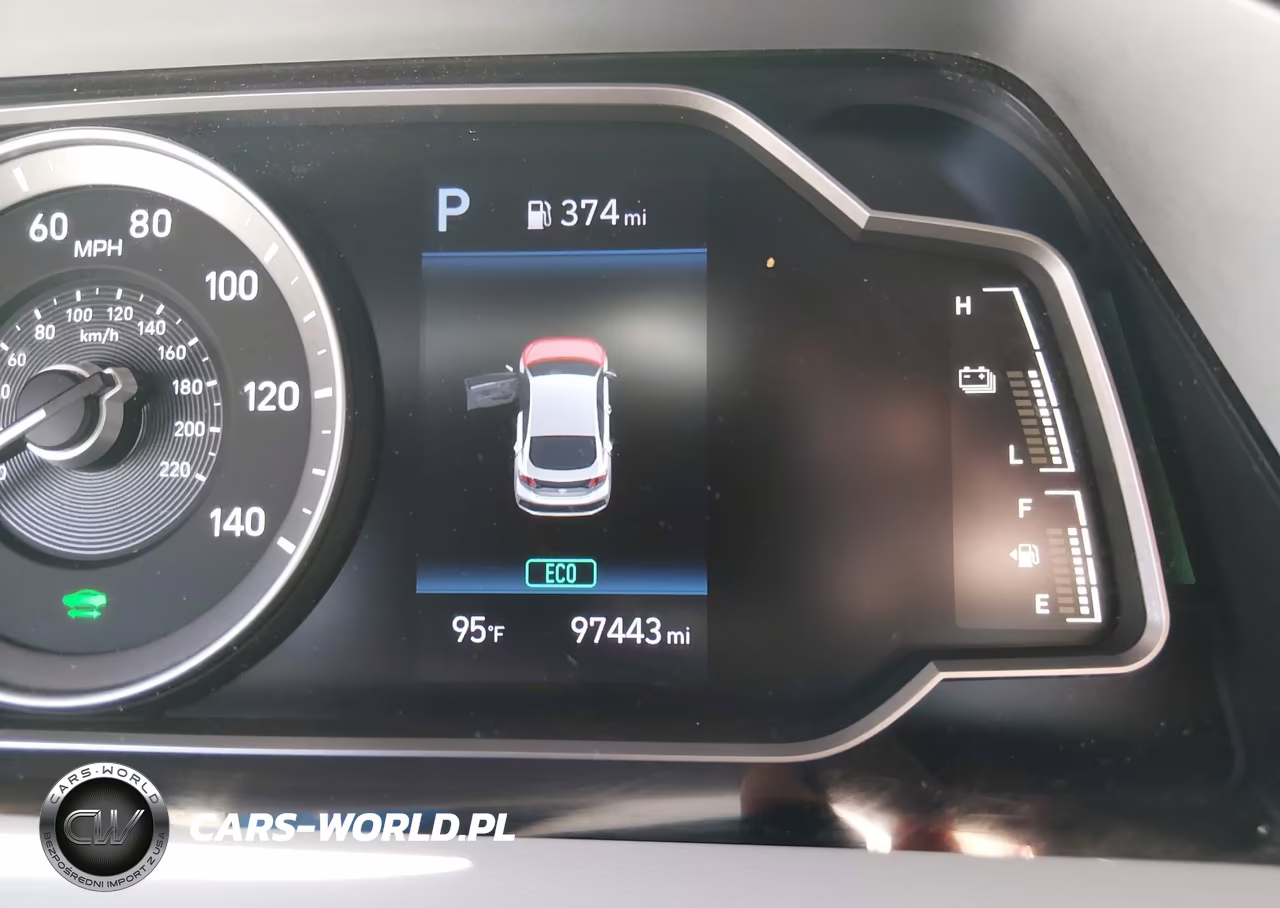 2020 Hyundai Ioniq Hybrid Blue VIN:KMHC65LC8LU233227 - 17