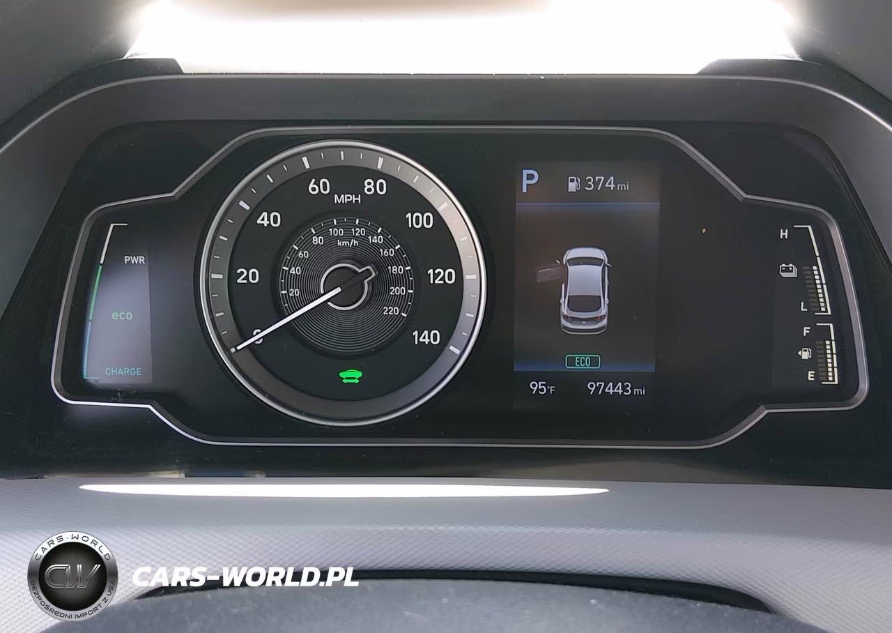 2020 Hyundai Ioniq Hybrid Blue VIN:KMHC65LC8LU233227 - 7