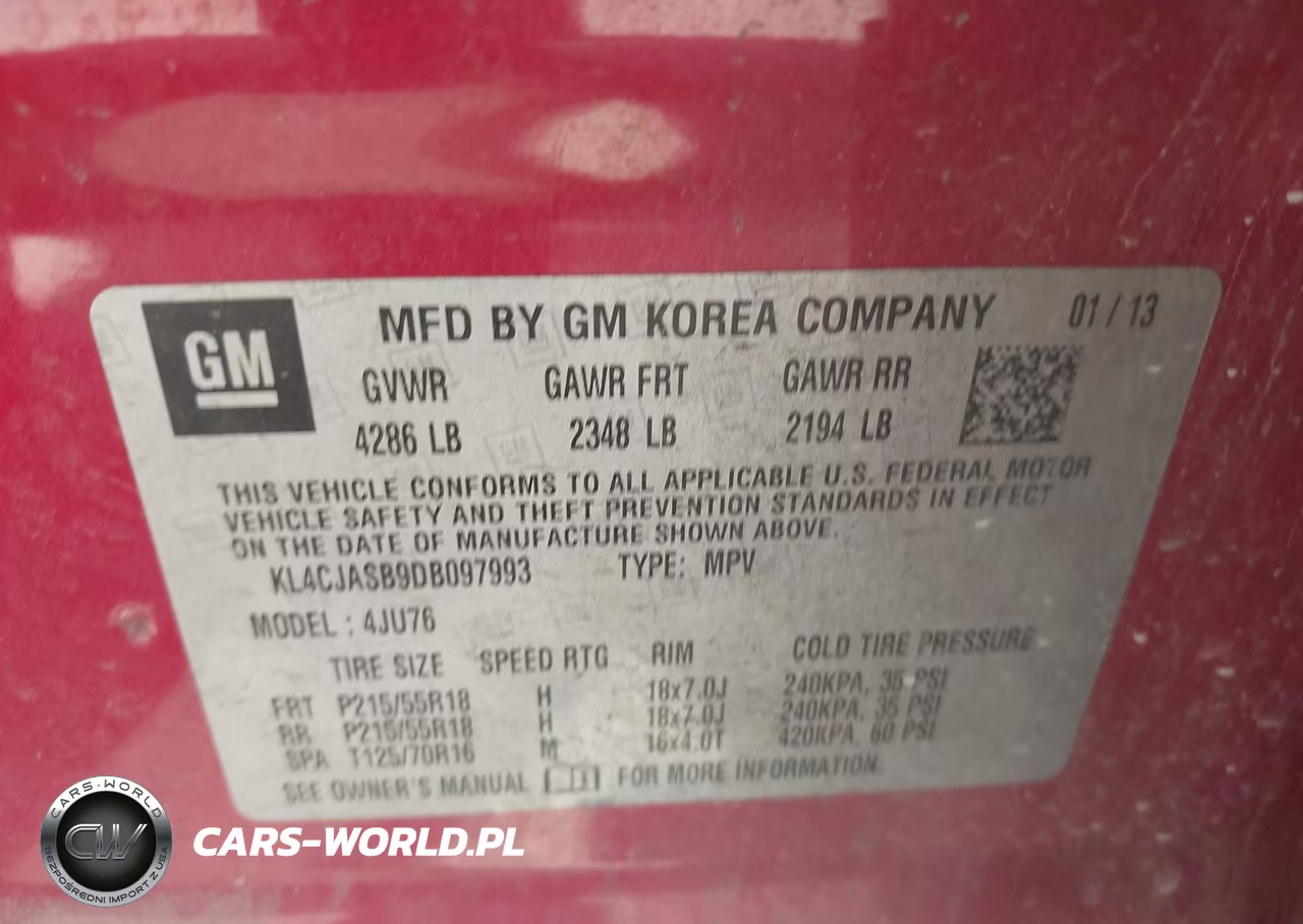 2013 Buick Encore VIN:KL4CJASB9DB097993 - 9