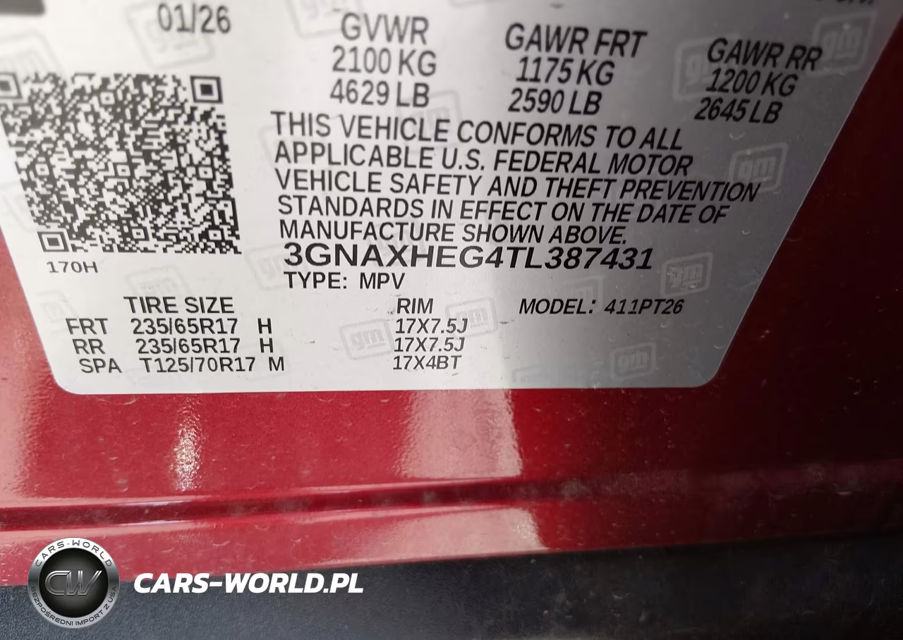 2026 Chevrolet Equinox Fwd Lt VIN:3GNAXHEG4TL387431 - 9