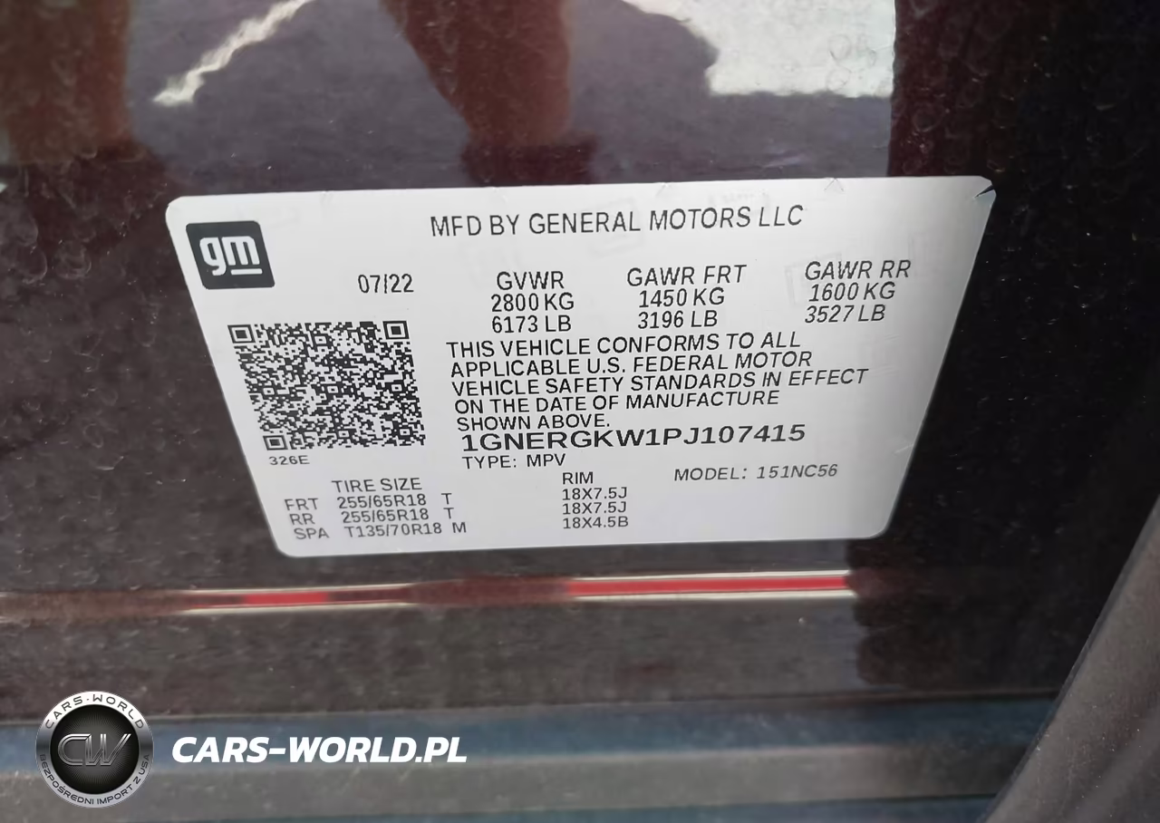 2023 Chevrolet Traverse Fwd Lt Cloth VIN:1GNERGKW1PJ107415 - 9