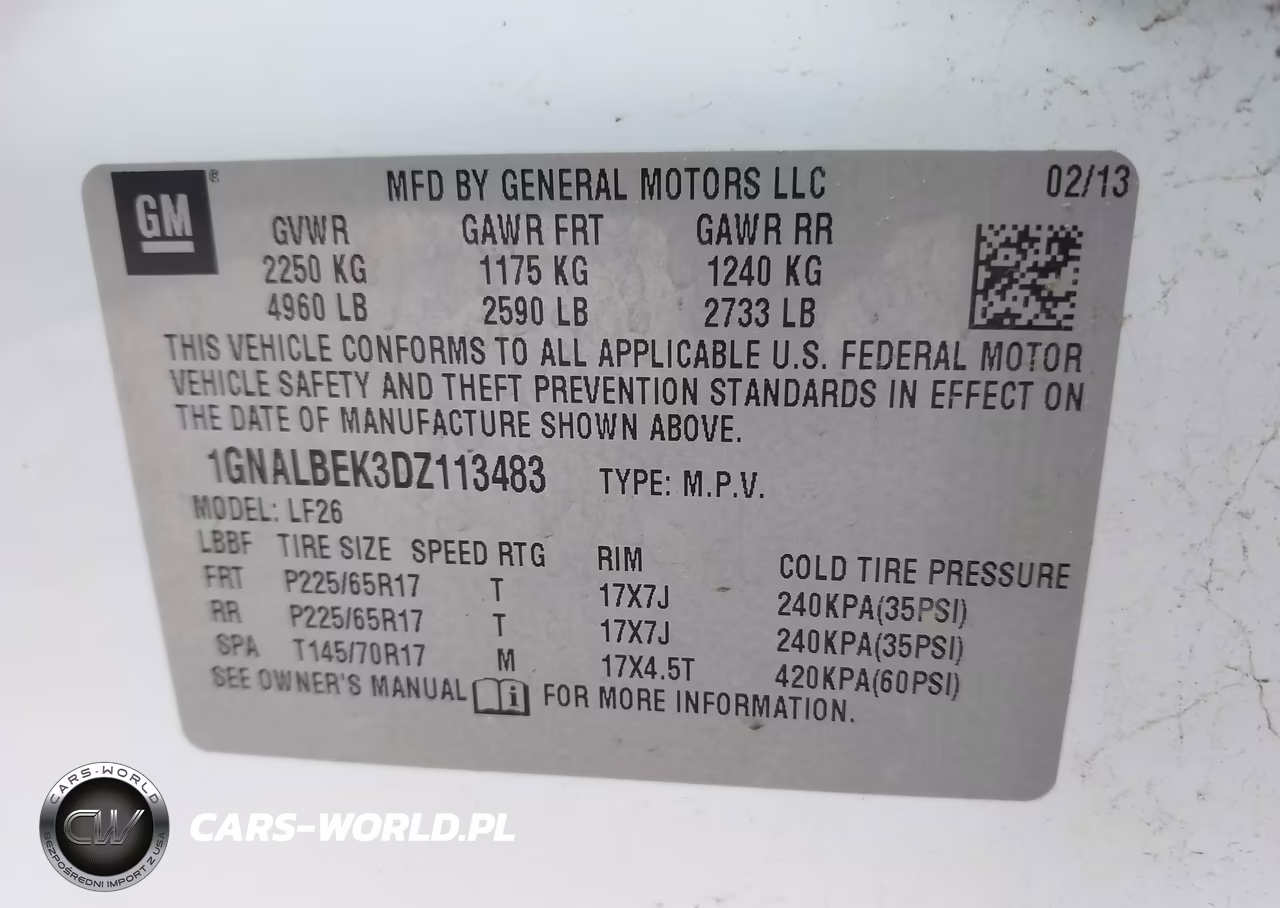 2013 Chevrolet Equinox Ls VIN:1GNALBEK3DZ113483 - 9