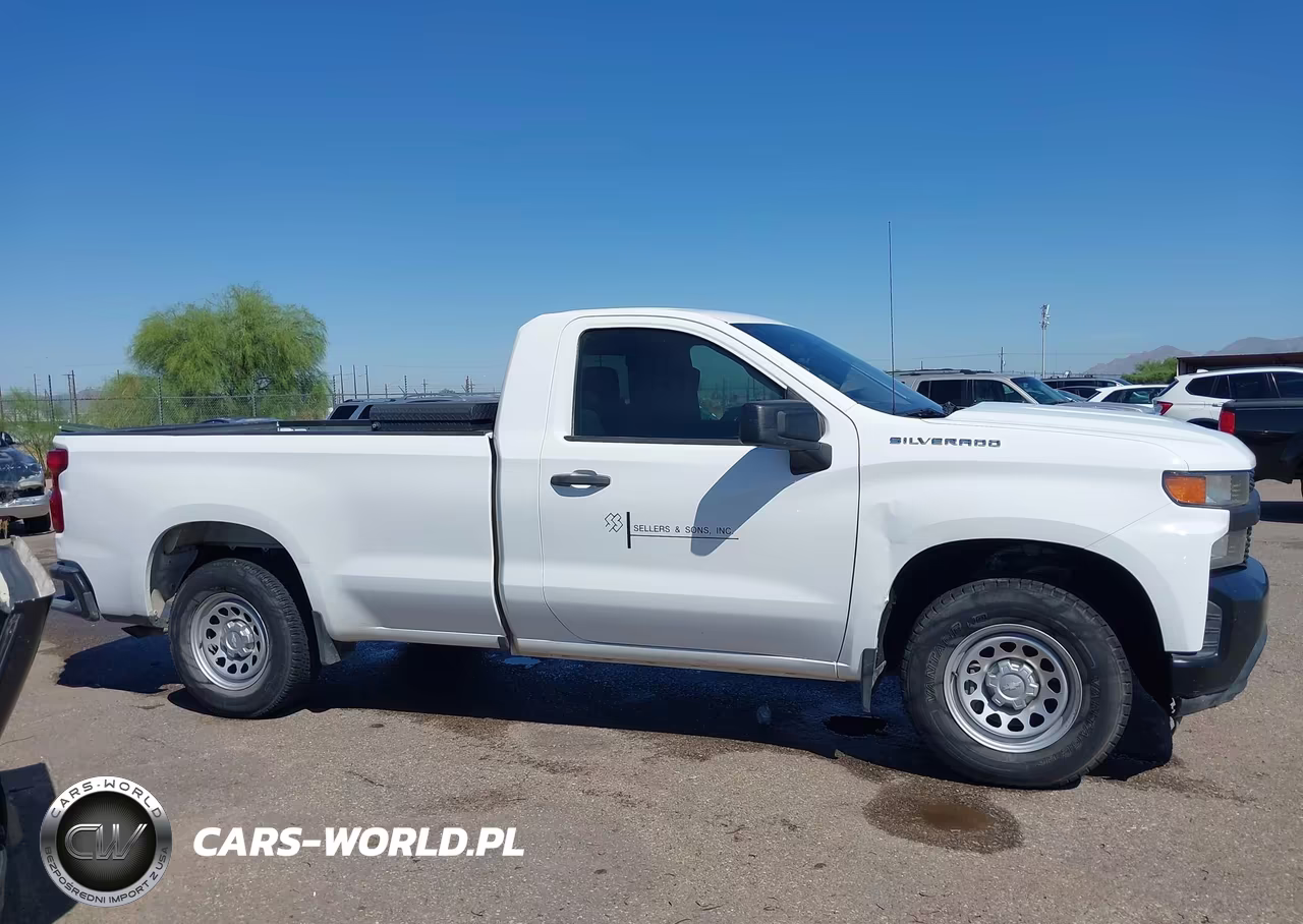 2020 Chevrolet Silverado 1500 2Wd Long Bed Wt VIN:3GCNWAEF7LG206066 - 13