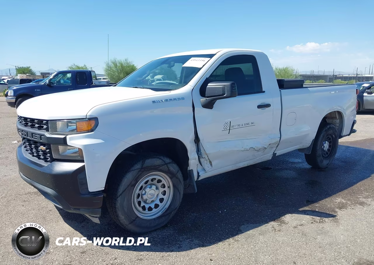 2020 Chevrolet Silverado 1500 2Wd Long Bed Wt VIN:3GCNWAEF7LG206066 - 2