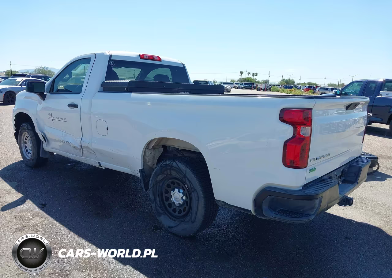 2020 Chevrolet Silverado 1500 2Wd Long Bed Wt VIN:3GCNWAEF7LG206066 - 3