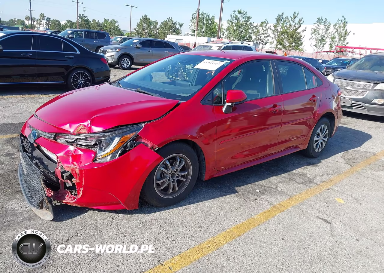 2021 Toyota Corolla Hybrid Le VIN:JTDEAMDE0MJ020331 - 2