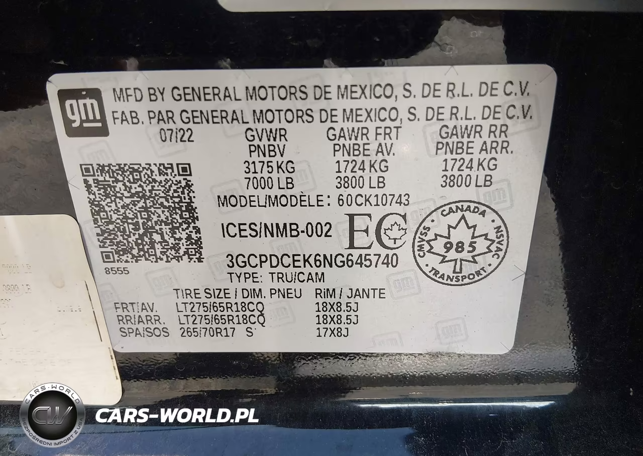2022 Chevrolet Silverado 1500 Custom Trail Boss VIN:3GCPDCEK6NG645740 - 9