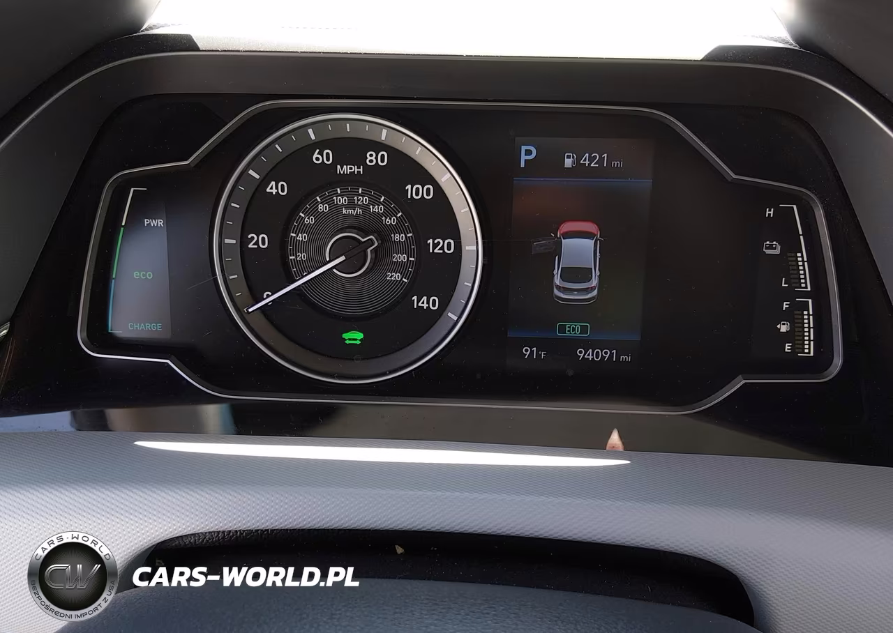 2020 Hyundai Ioniq Hybrid Blue VIN:KMHC65LC2LU232980 - 7