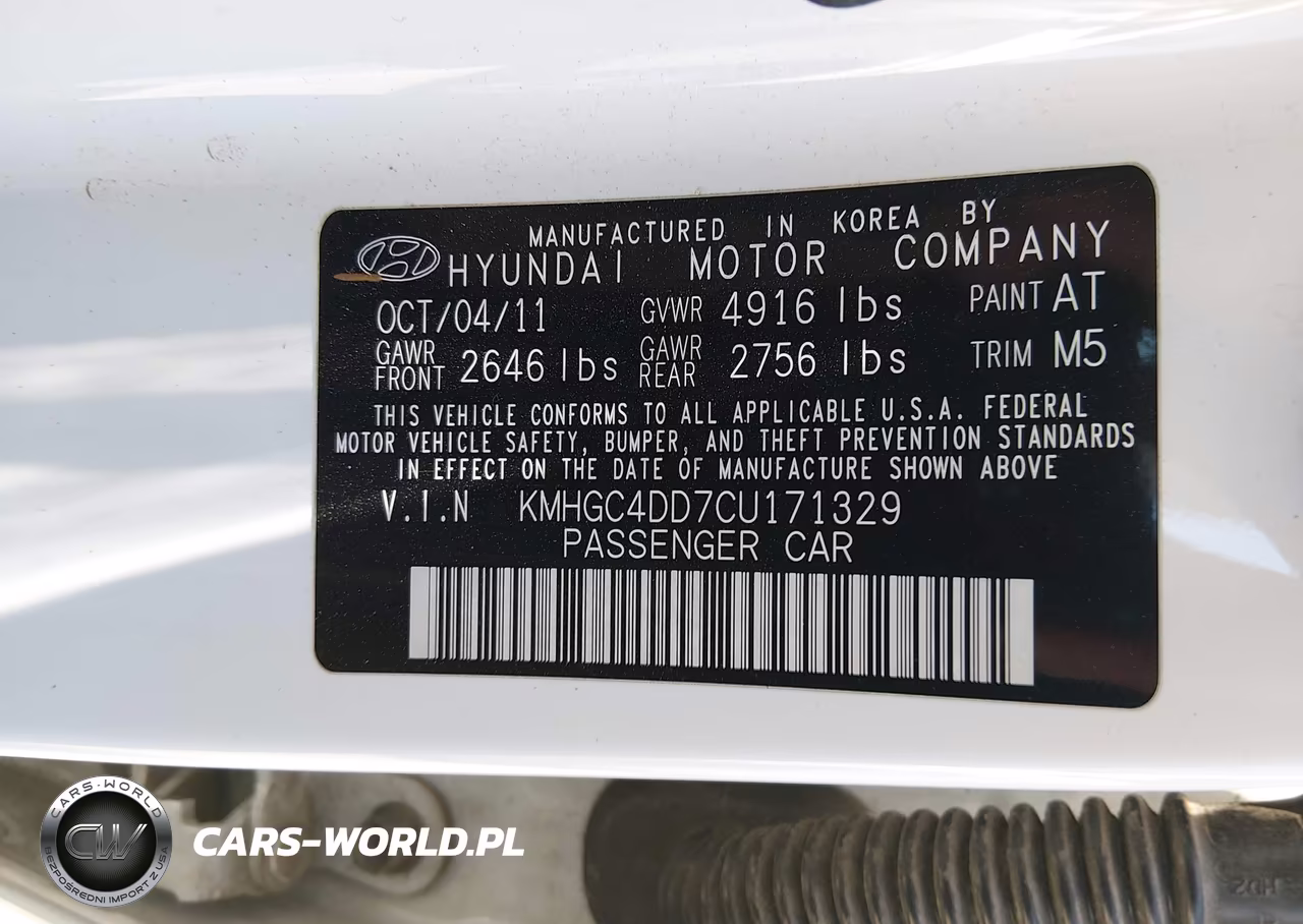 2012 Hyundai Genesis 3.8 VIN:KMHGC4DD7CU171329 - 9