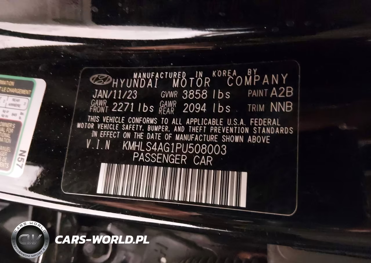 2023 Hyundai Elantra Sel VIN:KMHLS4AG1PU508003 - 9
