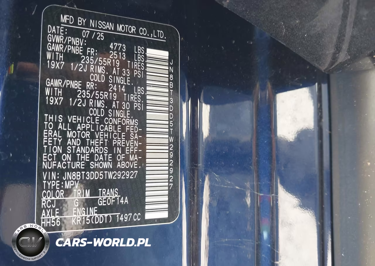 2026 Nissan Rogue Platinum VIN:JN8BT3DD5TW292927 - 9
