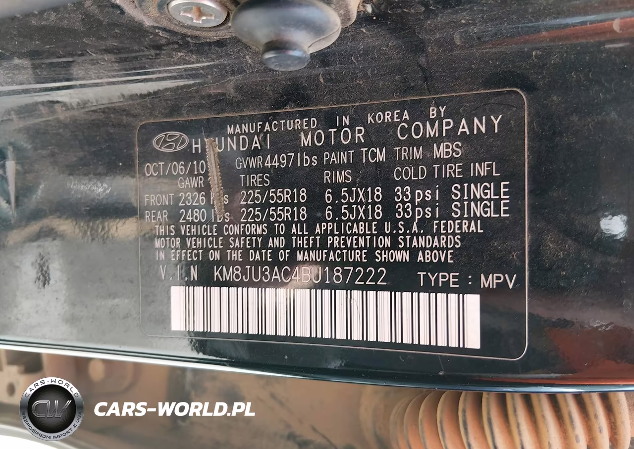 2011 Hyundai Tucson Limited VIN:KM8JU3AC4BU187222 - 9
