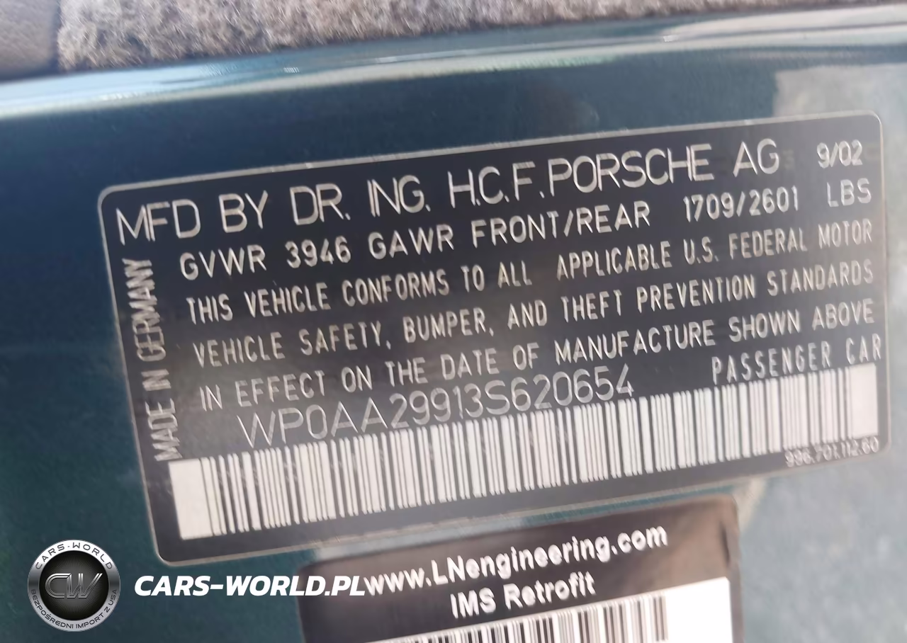 2003 Porsche 911 Carrera-Carrera 4S VIN:WP0AA29913S620654 - 9