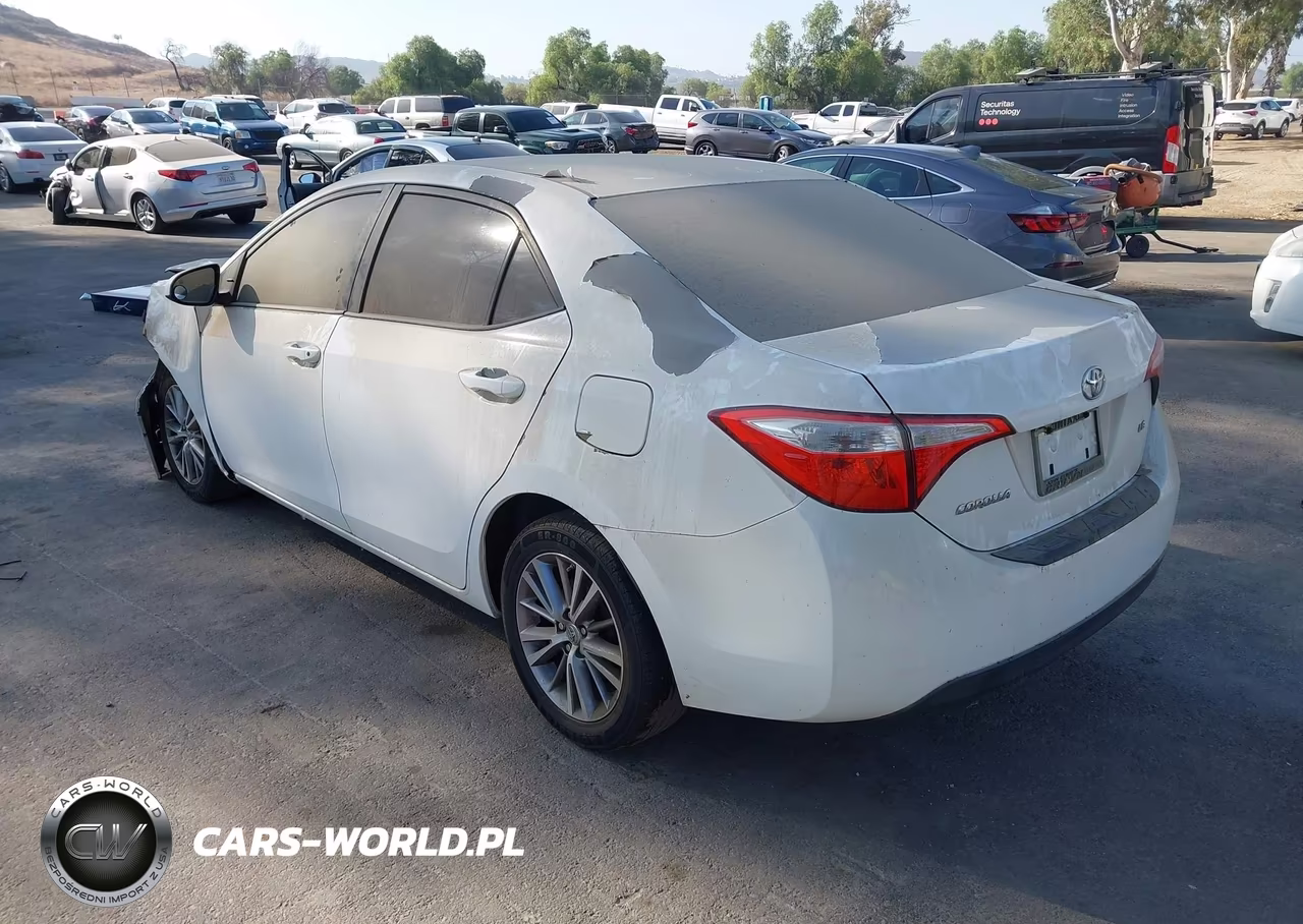 2014 Toyota Corolla Le Plus VIN:5YFBURHE9EP091574 - 3