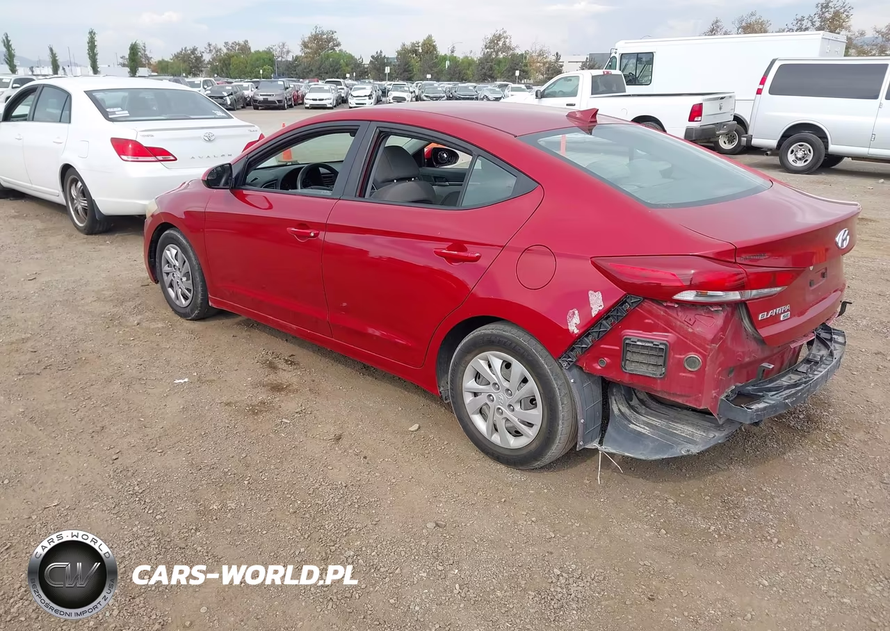 2017 Hyundai Elantra Se VIN:KMHD74LF6HU314773 - 3