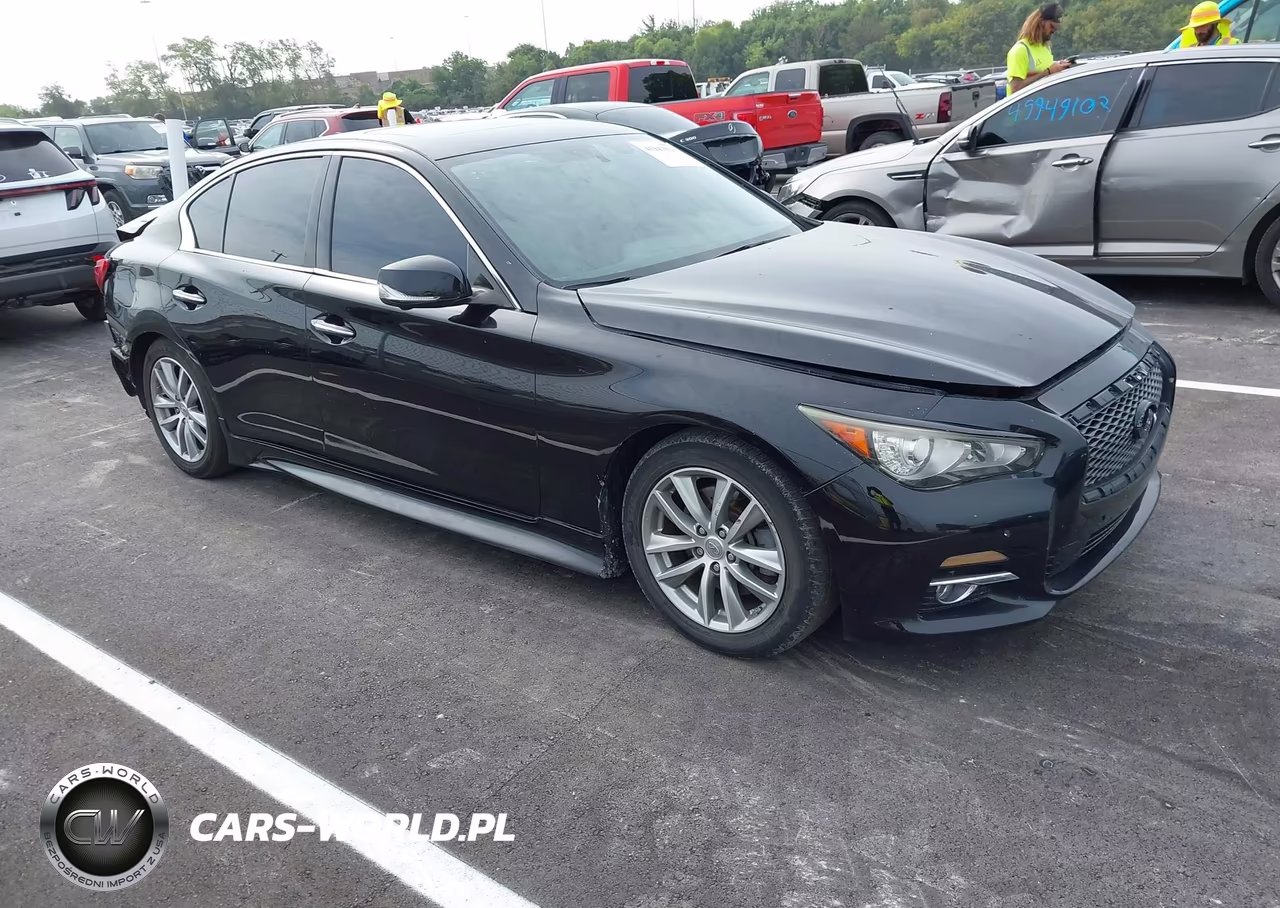 2014 Infiniti Q50 Hybrid Premium-Sport VIN:JN1AV7AP6EM691953 - 1