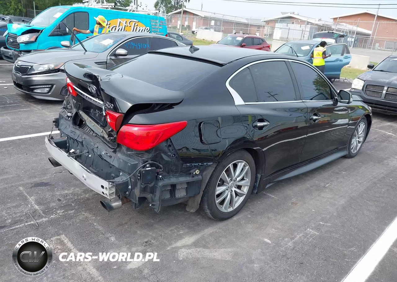 2014 Infiniti Q50 Hybrid Premium-Sport VIN:JN1AV7AP6EM691953 - 4