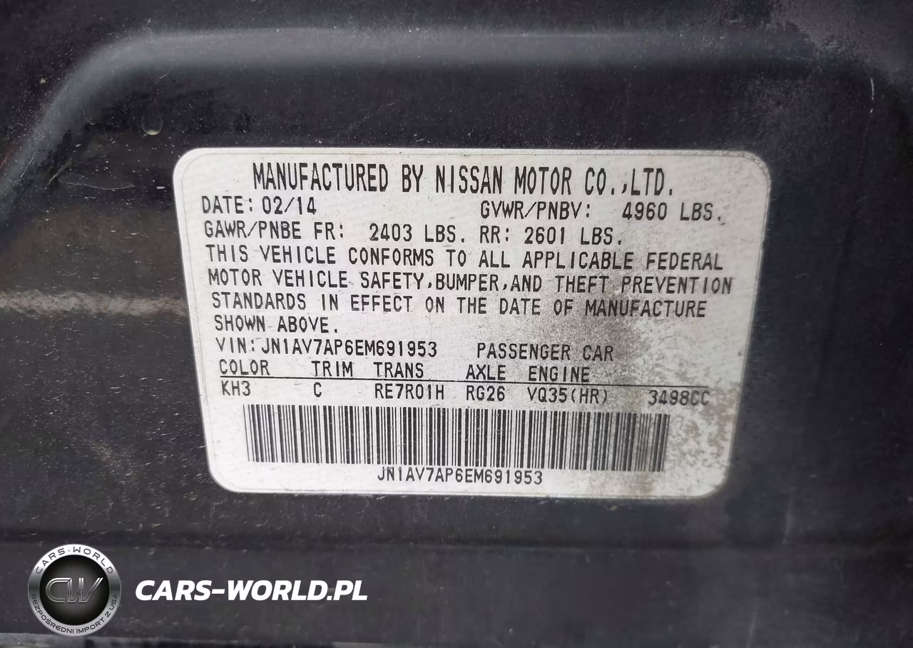 2014 Infiniti Q50 Hybrid Premium-Sport VIN:JN1AV7AP6EM691953 - 9