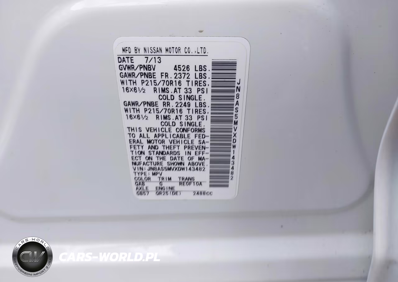 2013 Nissan Rogue S VIN:JN8AS5MVXDW143482 - 9
