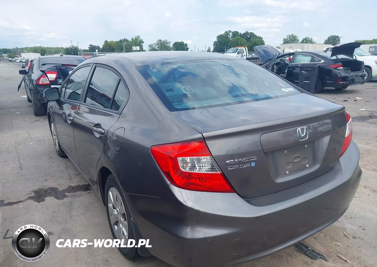 2012 Honda Civic Lx VIN:19XFB2F54CE069000 - 3