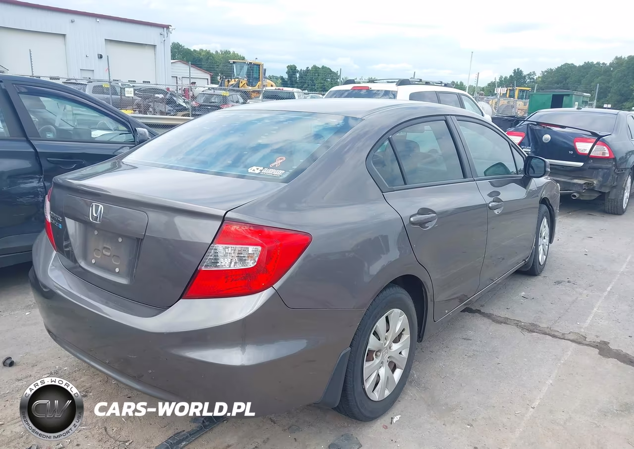 2012 Honda Civic Lx VIN:19XFB2F54CE069000 - 4