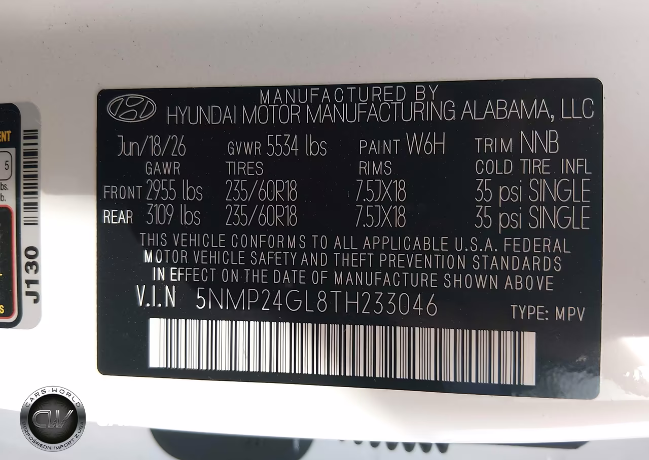 2026 Hyundai Santa Fe Sel VIN:5NMP24GL8TH233046 - 9