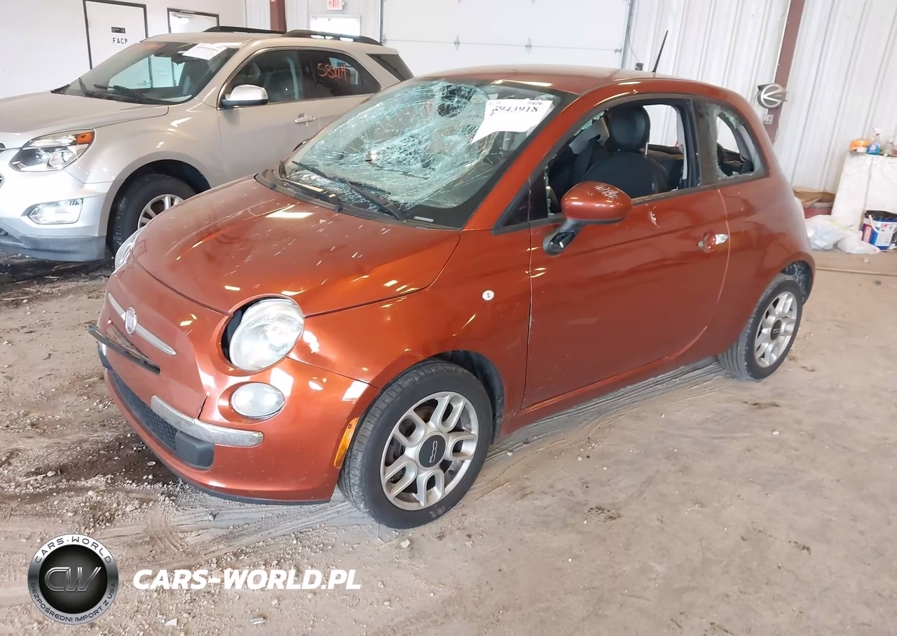 2015 Fiat 500 Pop VIN:3C3CFFAR5FT657193 - 2