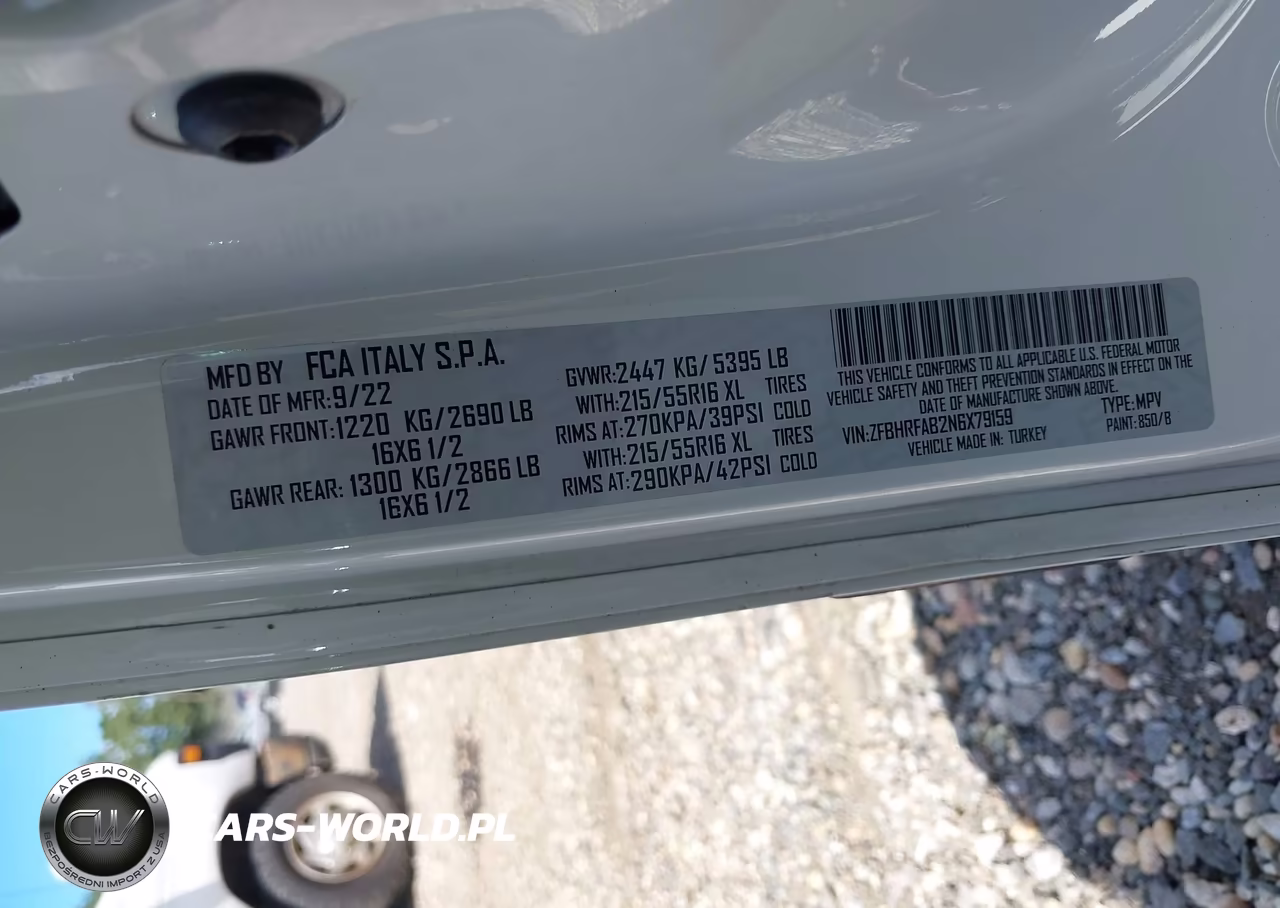 2022 Ram Promaster City Cargo Van VIN:ZFBHRFAB2N6X79159 - 9