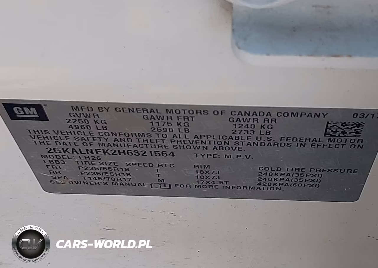 2017 GMC Terrain Sle-2 VIN:2GKALNEK2H6321564 - 9
