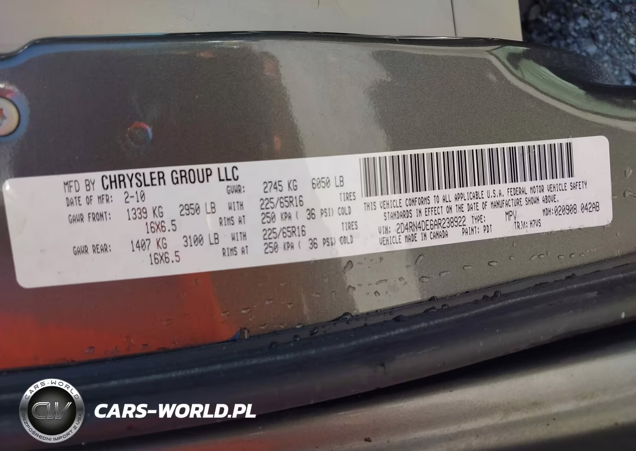 2010 Dodge Grand Caravan Se VIN:2D4RN4DE6AR238922 - 9