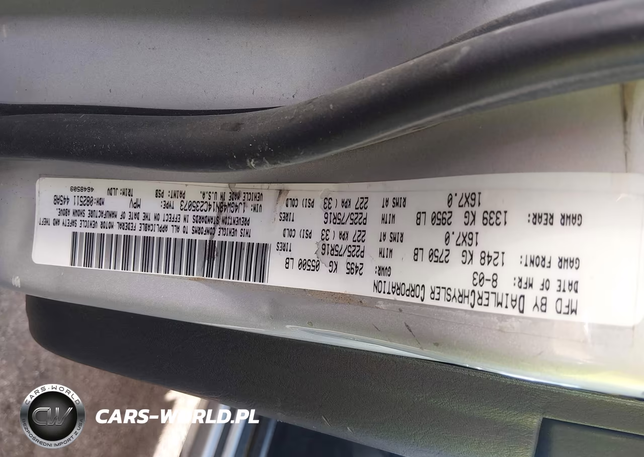2004 Jeep Grand Cherokee Laredo VIN:1J4GW48N14C235073 - 9