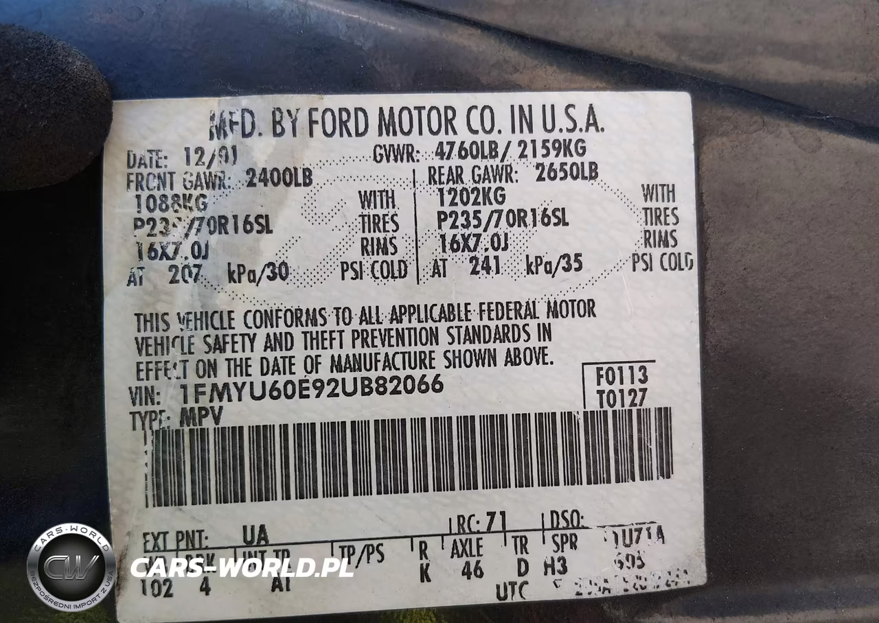 2002 Ford Explorer Sport VIN:1FMYU60E92UB82066 - 9