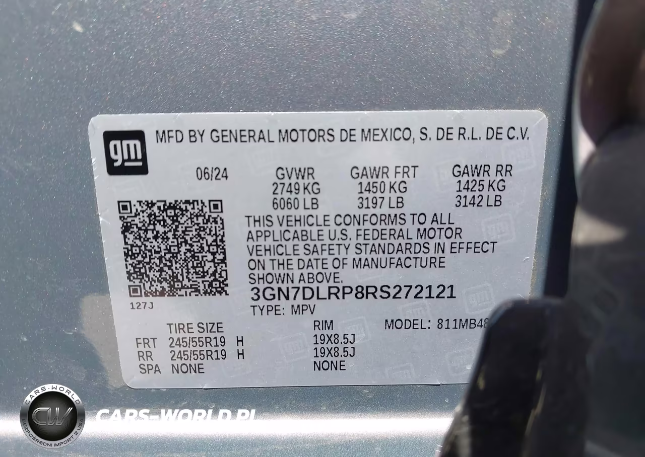2024 Chevrolet Equinox Ev Lt VIN:3GN7DLRP8RS272121 - 9