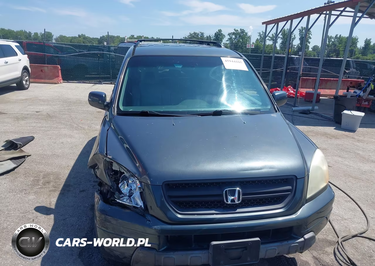 2003 Honda Pilot Ex-L VIN:2HKYF18503H612245 - 12
