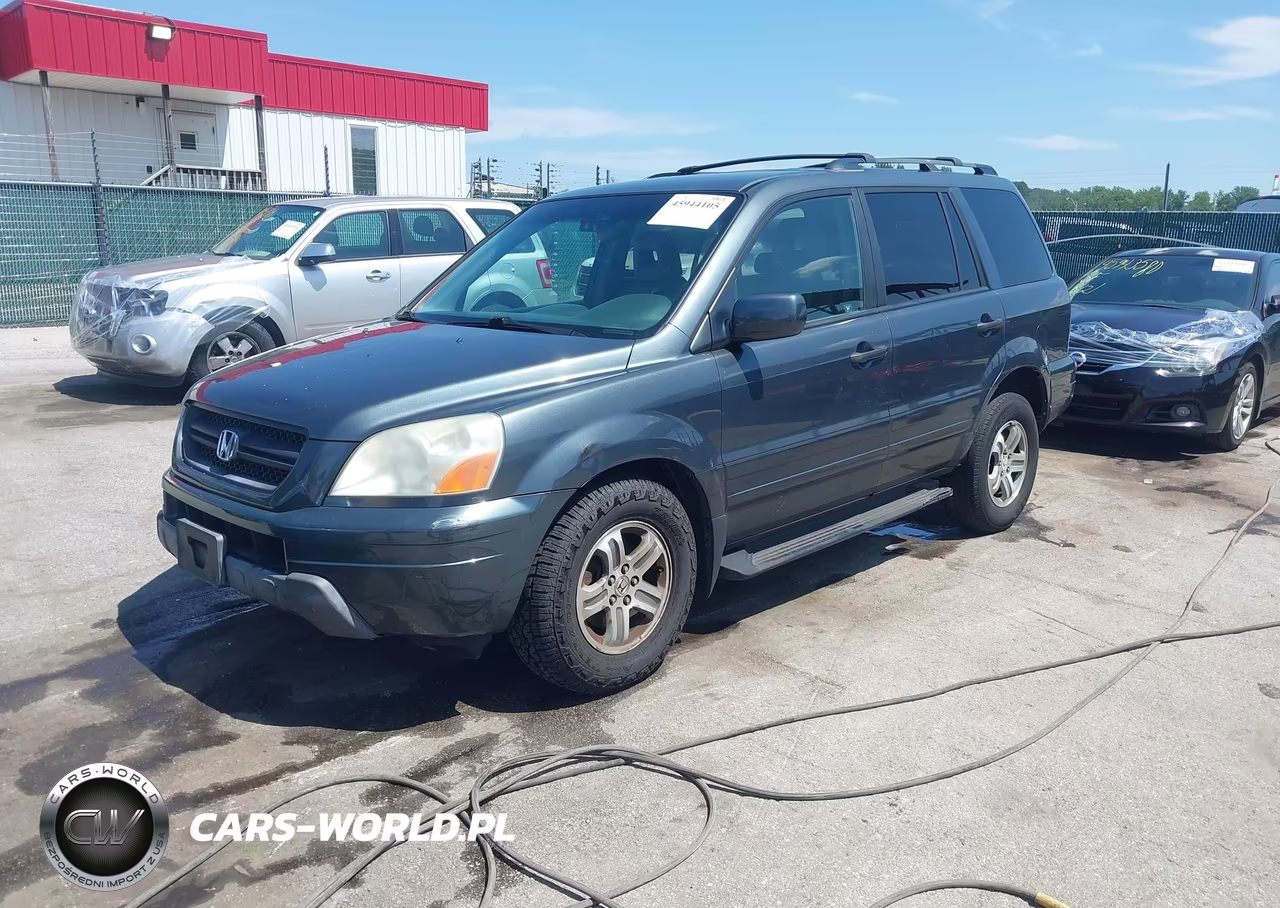 2003 Honda Pilot Ex-L VIN:2HKYF18503H612245 - 2