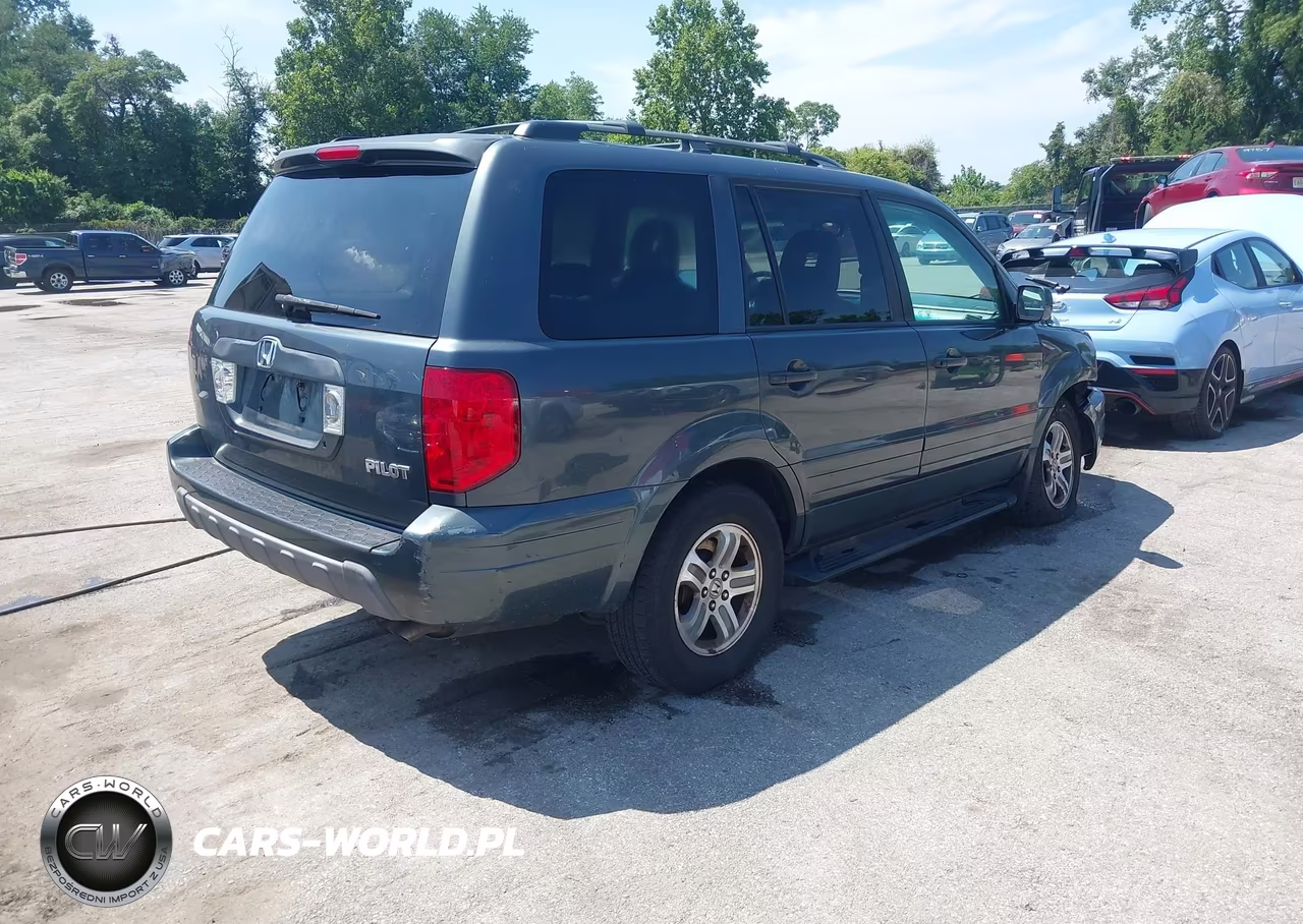 2003 Honda Pilot Ex-L VIN:2HKYF18503H612245 - 4